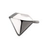 titlsdmd_a Titanium Threadless 3D Diamond Shape Top