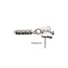 titlsfb10_c Titanium Threadless Dragonfly Top with Prong Set 4-Gem Dangle
