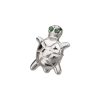 titlsntturtle-e_a Titanium Threadless Turtle Top with Prong Set CZ Gem Eyes