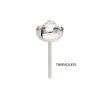 titlsprv_b Titanium Threadless Round Prong Set Inverse Gem Top