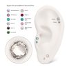 titlsprv_ps Titanium Threadless Round Prong Set Inverse Gem Top