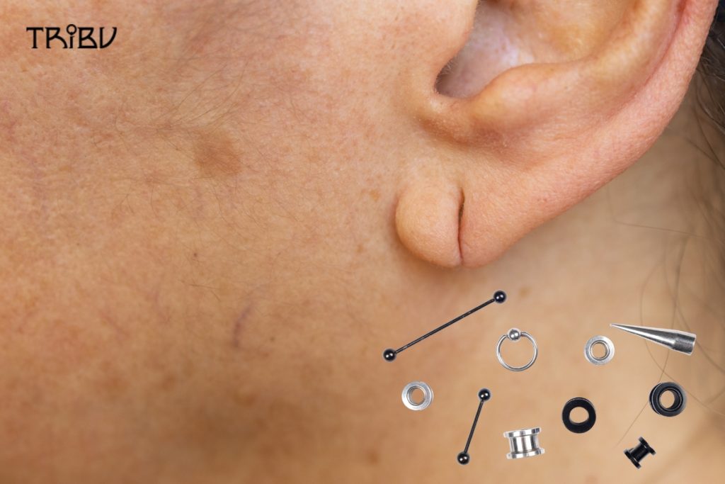 Stretched Earlobe Jewelry and Gauge Options
