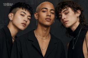 Modern gender-neutral piercing jewelry inspiration