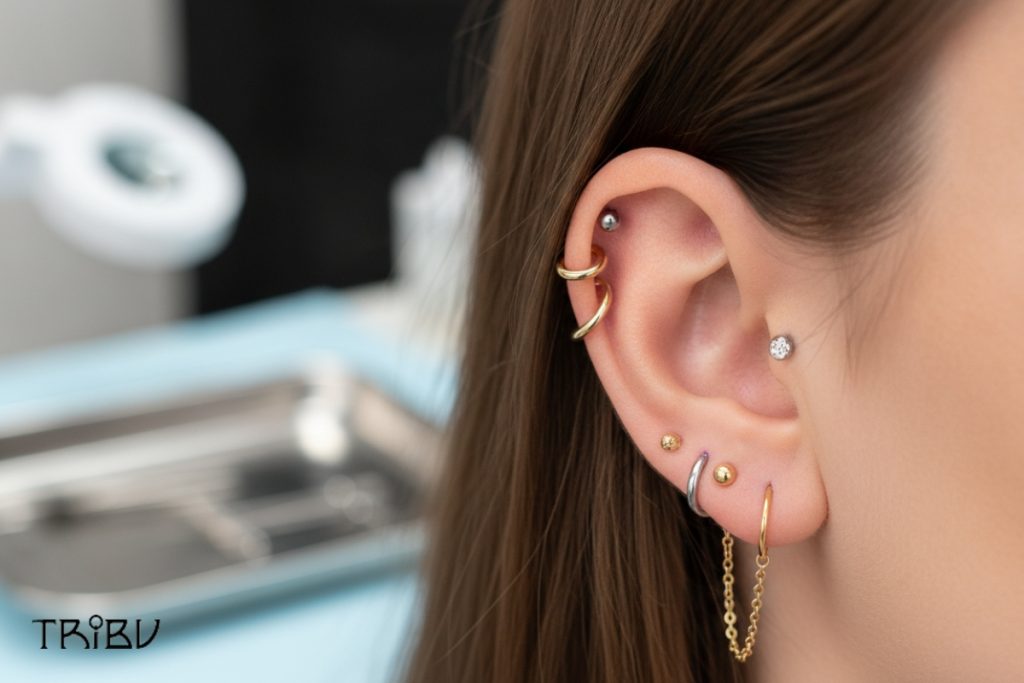 Curated Ear Piercing Jewelry Styling Inspiration