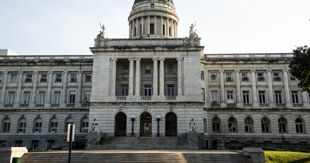 Bergen County Courthouse in Hackensack New Jersey