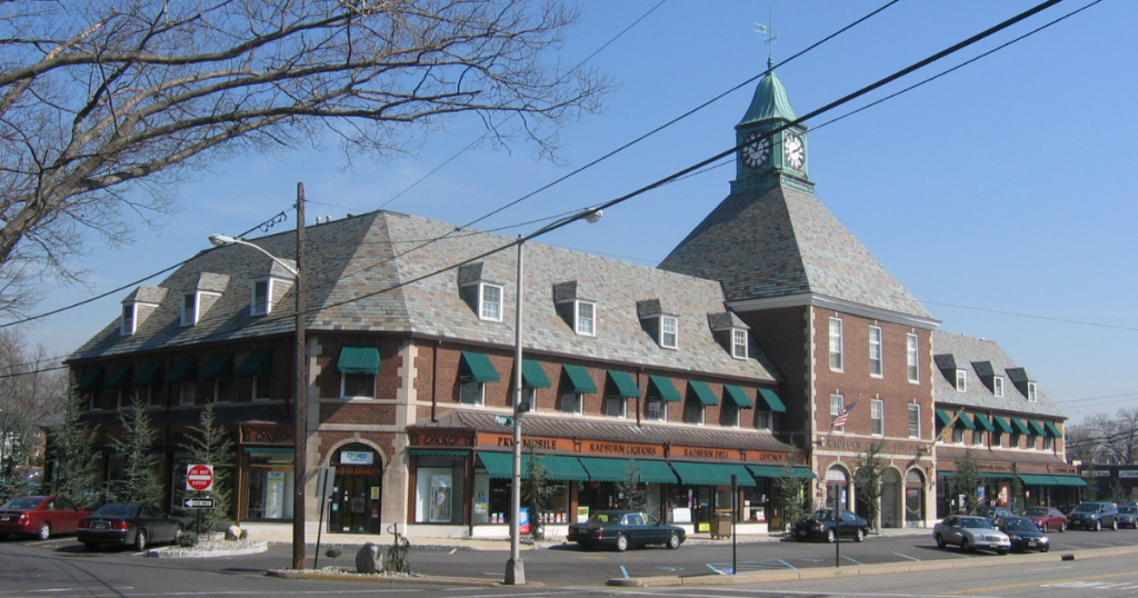 Historic Radburn Plaza in Fair Lawn New Jersey